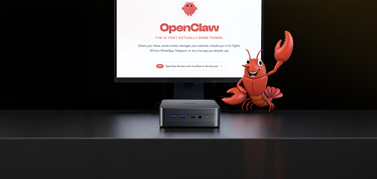 CHUWI AuBox X — компактный AI-мини-PC для OpenClaw