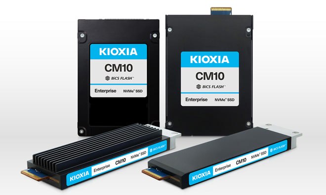 Kioxia показала серверные SSD CM10 с PCIe 6.0