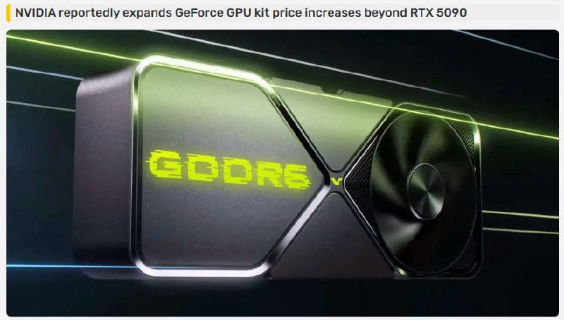 Видеокарты NVIDIA снова пойдут вверх по цене