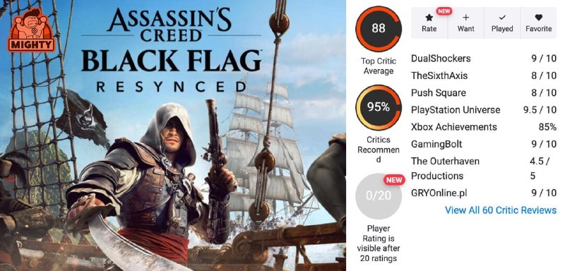 Black Flag вернулась и уже рвёт оценки