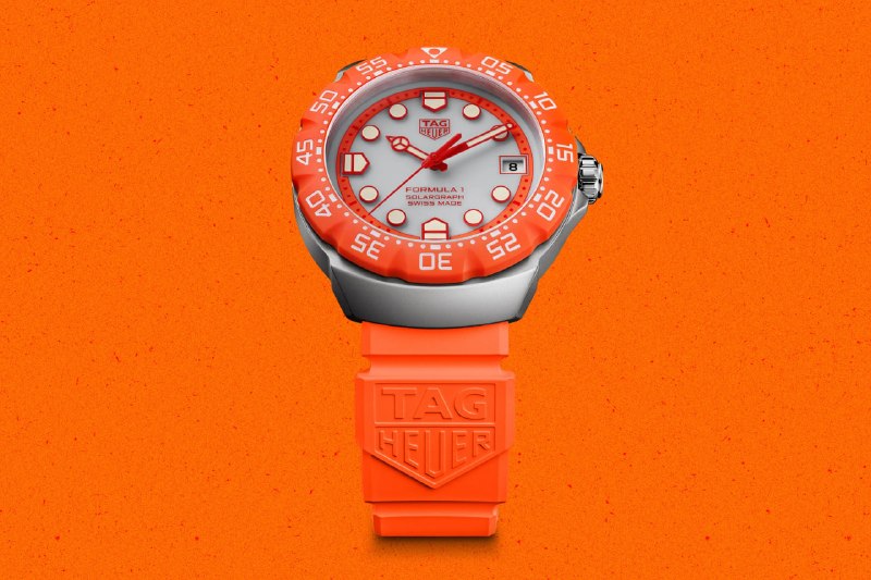 TAG Heuer воскресила оранжевые Formula 1 из 80-х