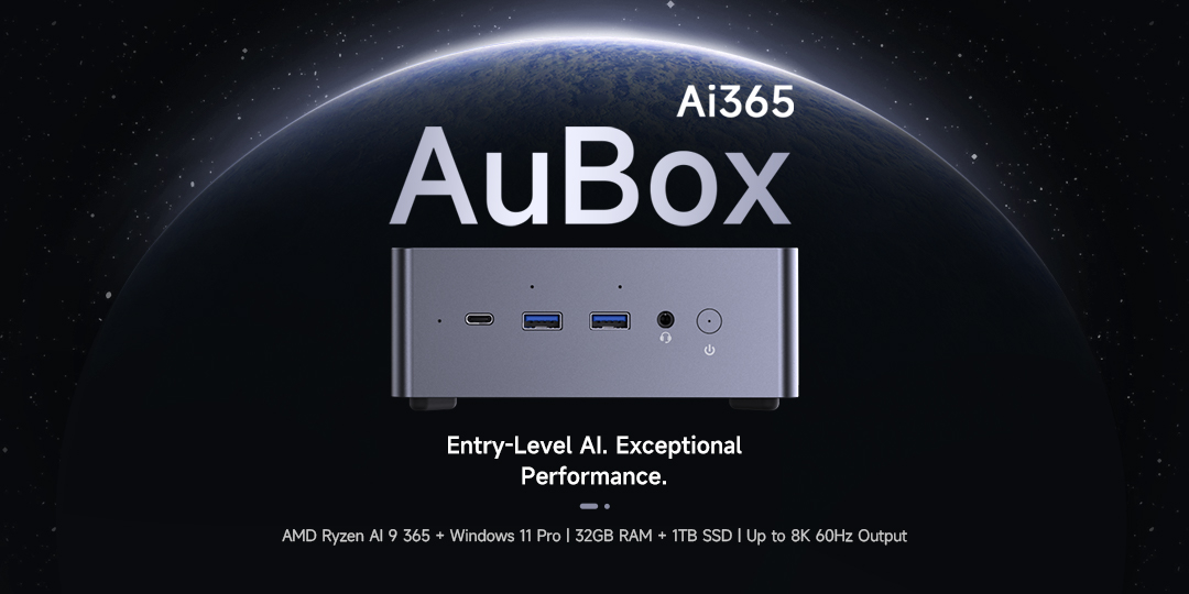 CHUWI представила AuBox Ai365 — AI-мини-PC с AMD Ryzen AI 9 365 и поддержкой 8K