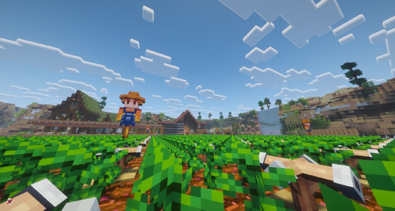 Minecraft превратили в Stardew Valley