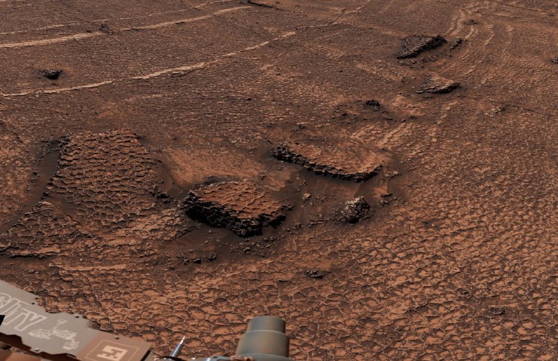 Curiosity нашёл гигантские «соты» на Марсе