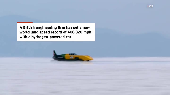 JCB Hydromax поставил рекорд скорости для водородных авто