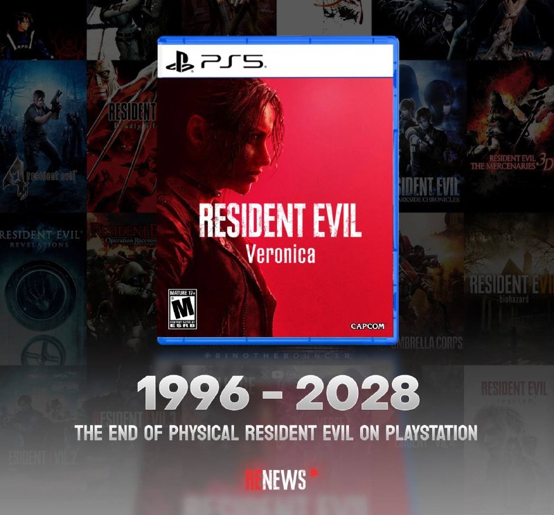 Resident Evil: Veronica может стать последней дисковой игрой серии на PlayStation