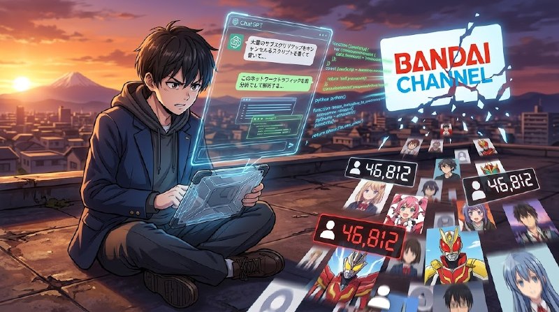 Школьник с ChatGPT обрушил Bandai Channel