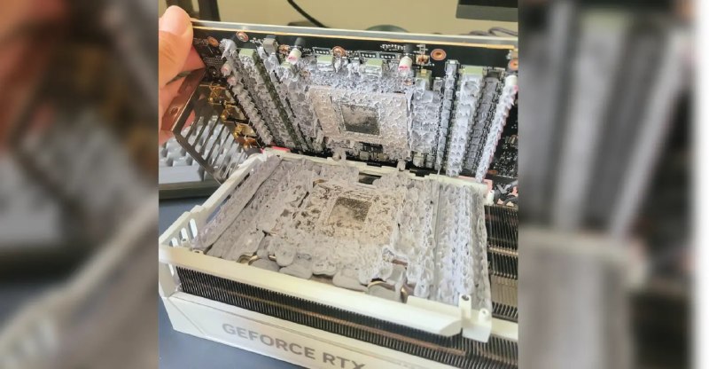 Жидкие термопрокладки в RTX 5090 снова подвели