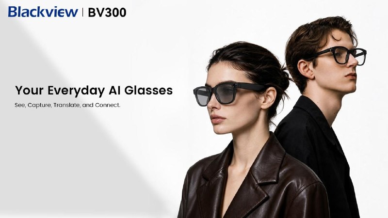 Blackview показала умные очки BV300 с камерой и ИИ